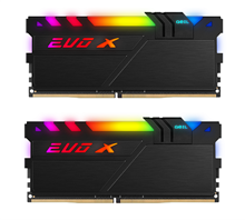 رم کامپیوتر دوکاناله ژل مدل EVO X II DDR4 RGB حافظه 16 گیگابایت و فرکانس 4000 مگاهرتز